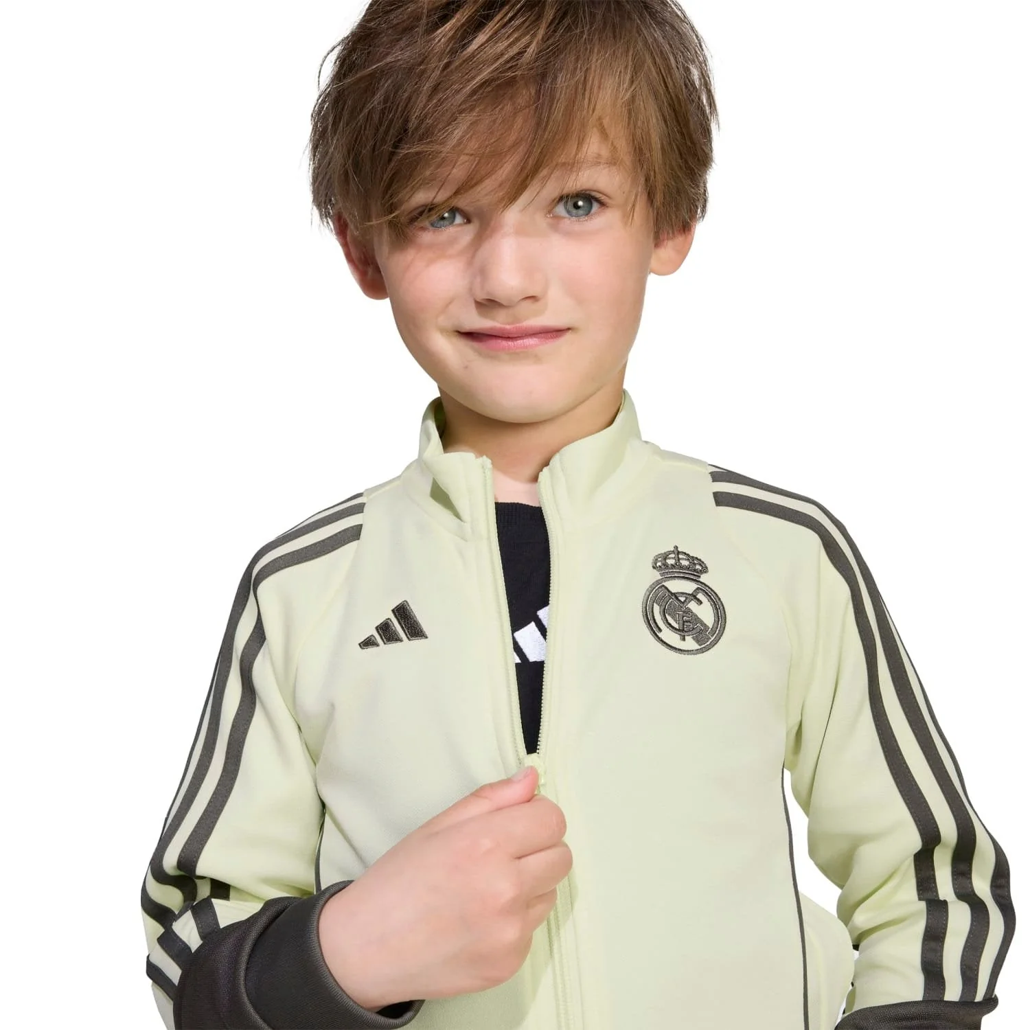 Chándal Infantil adidas Entrenamiento 25/26 Verde Lima/Caqui Oscuro - Image 6