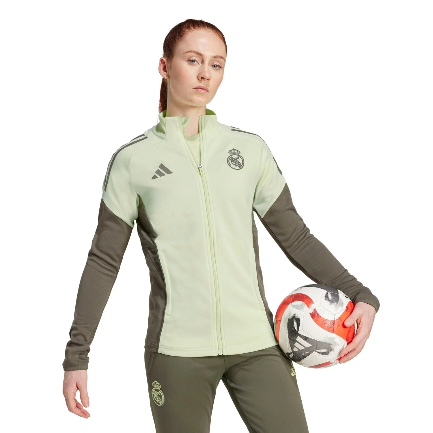 Chaqueta Mujer adidas Entrenamiento 25/26 Verde Lima - Image 3
