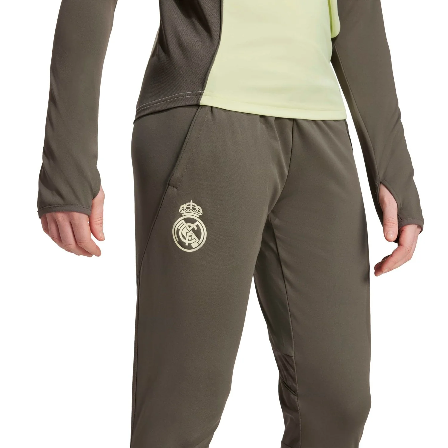 Pantalones Mujer adidas Entrenamiento 25/26 Caqui Oscuro - Image 6