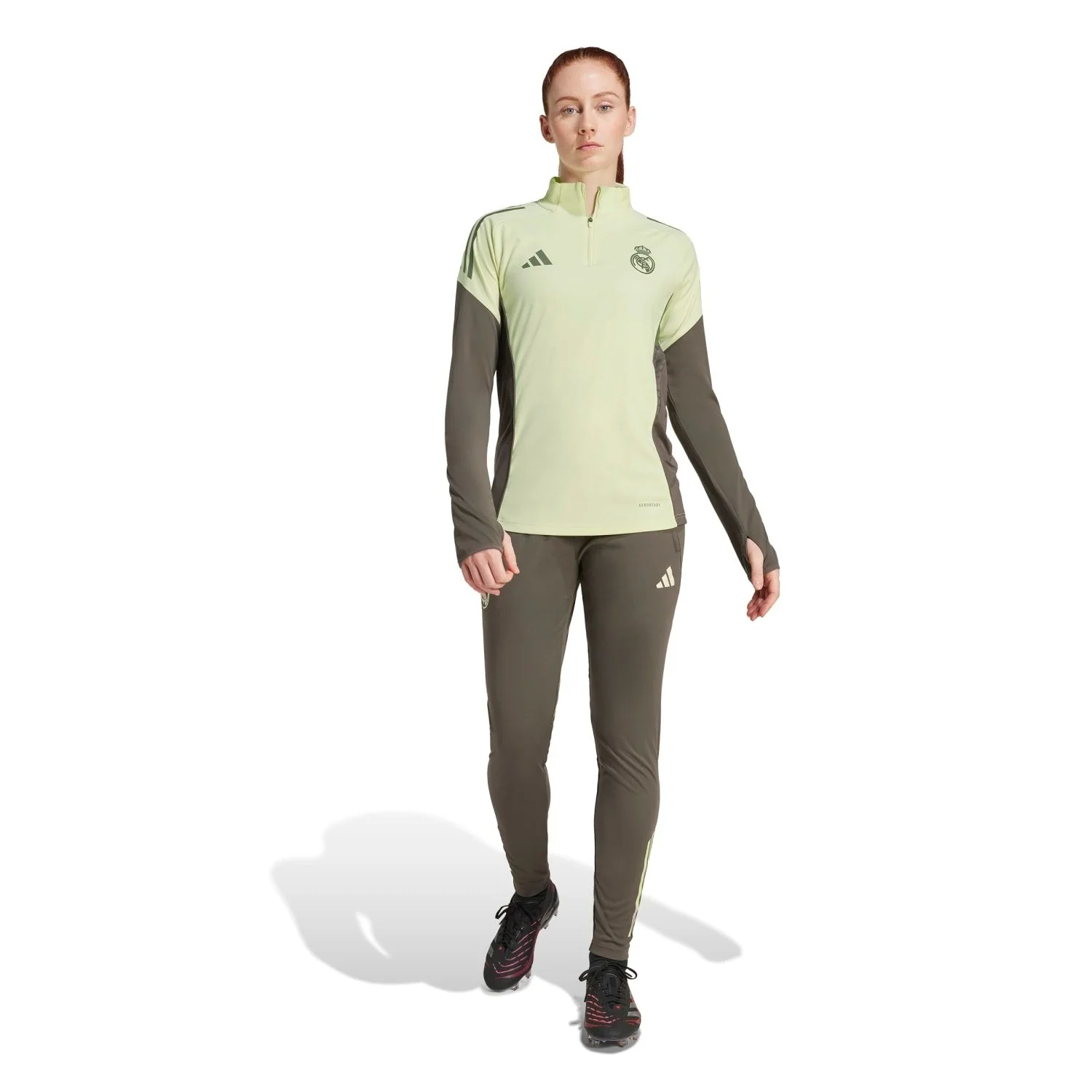 Pantalones Mujer adidas Entrenamiento 25/26 Caqui Oscuro - Image 7