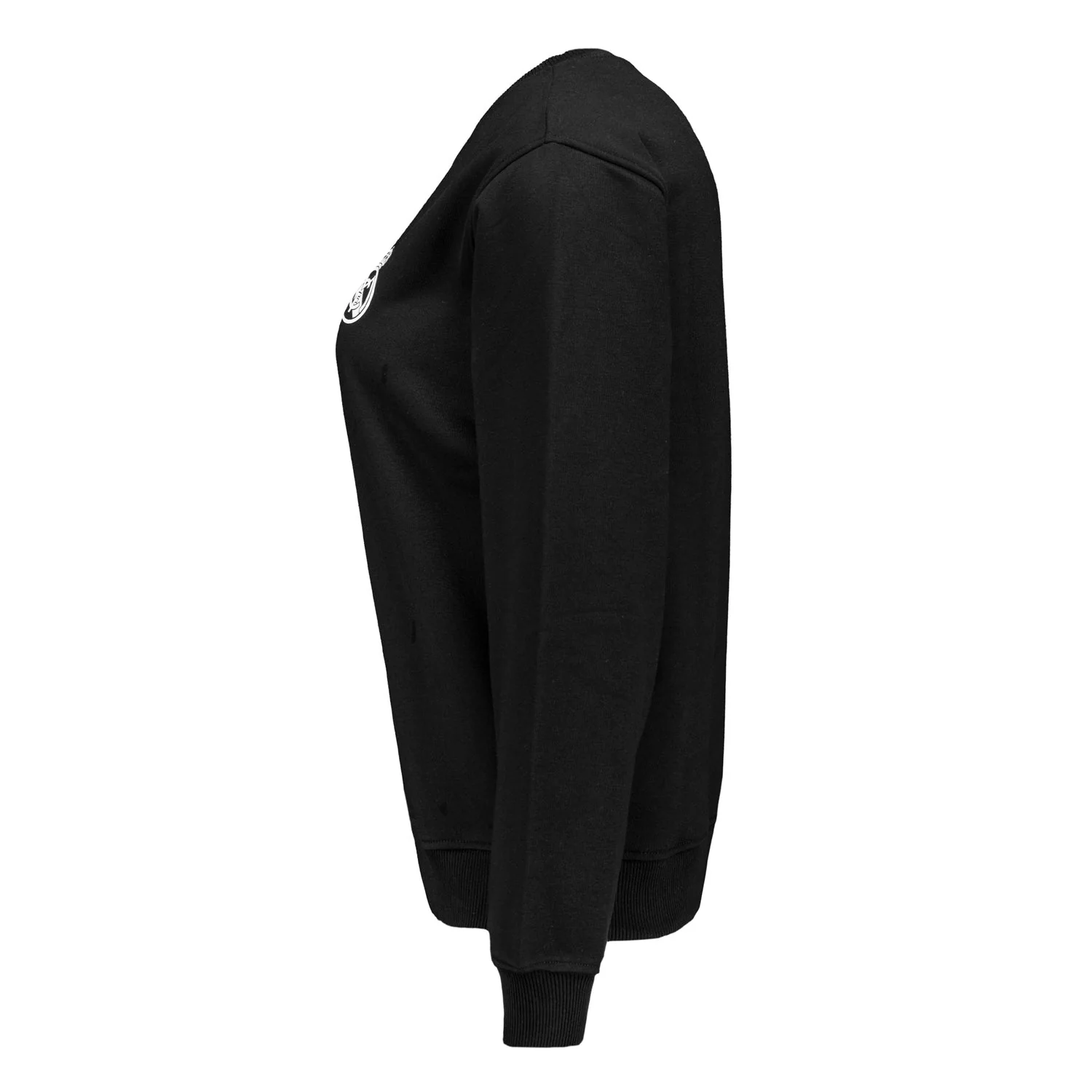Sudadera Cropped Mujer ECO Essentials Real Madrid Escudo Negra - Image 3