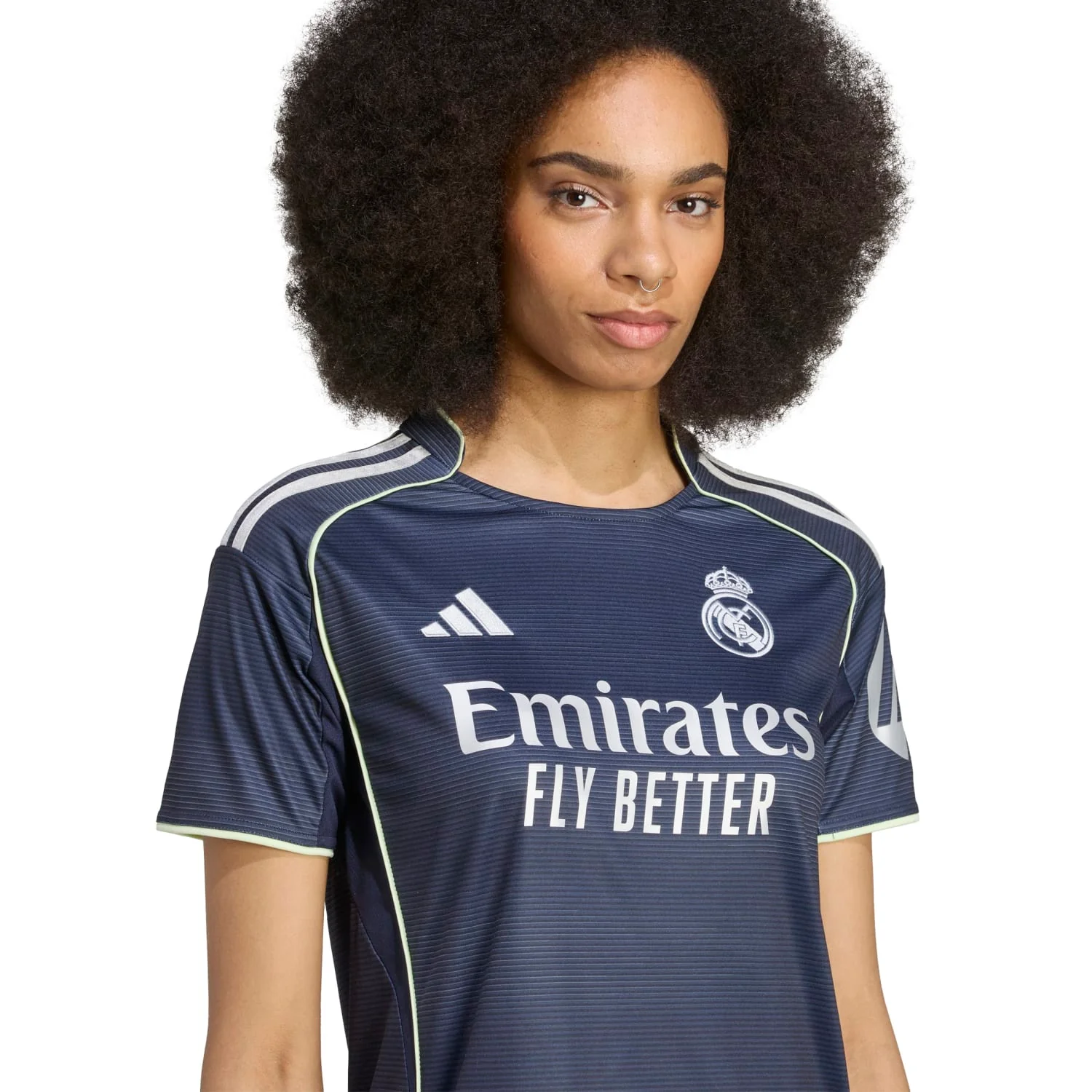 Camiseta Mujer Segunda Equipación 25/26 Azul Marino - Image 3