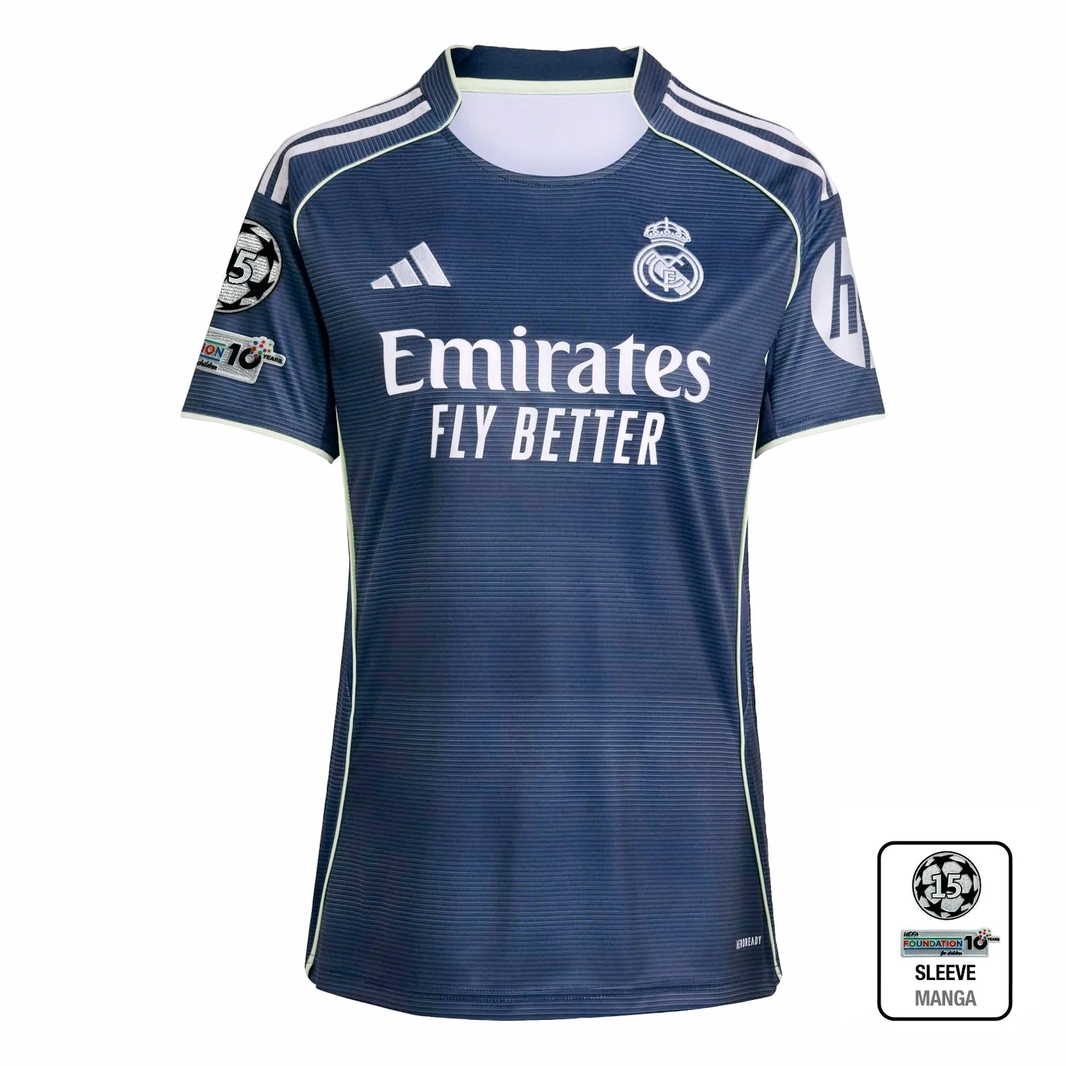 Camiseta Mujer Segunda Equipación 25/26 Azul Marino - Image 8