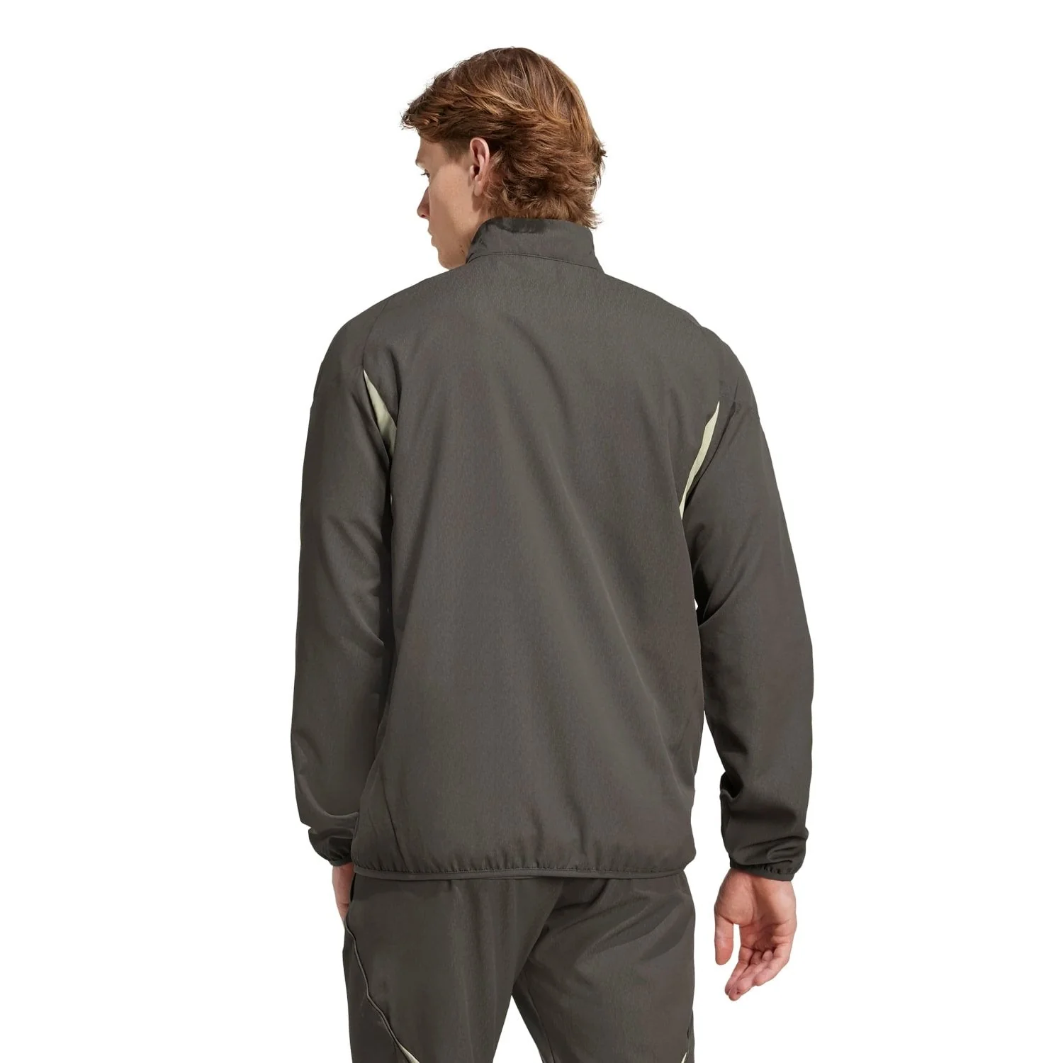 Chaqueta Chándal Hombre adidas Entrenamiento 25/26 Caqui Oscuro - Image 3