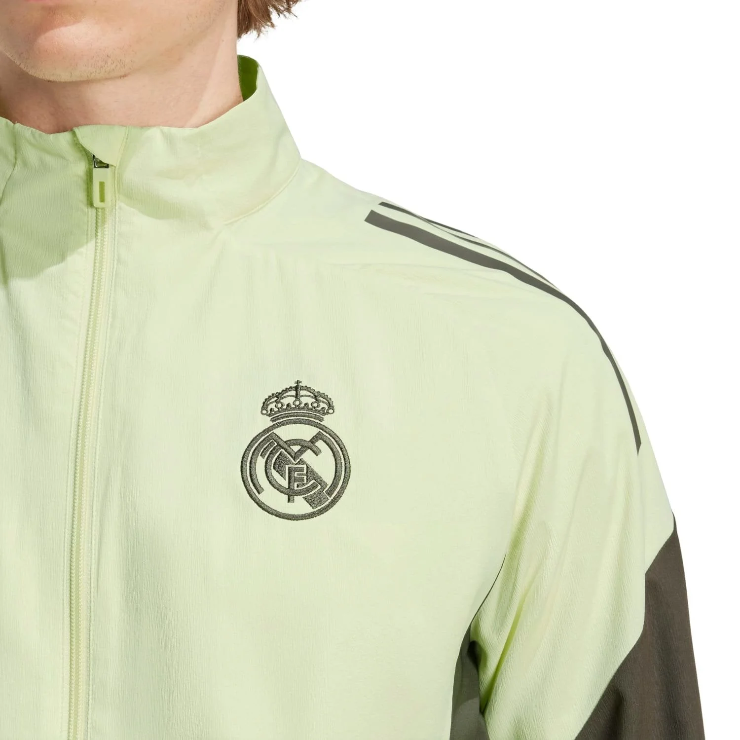 Chaqueta Chándal Hombre adidas Entrenamiento 25/26 Verde Lima - Image 7
