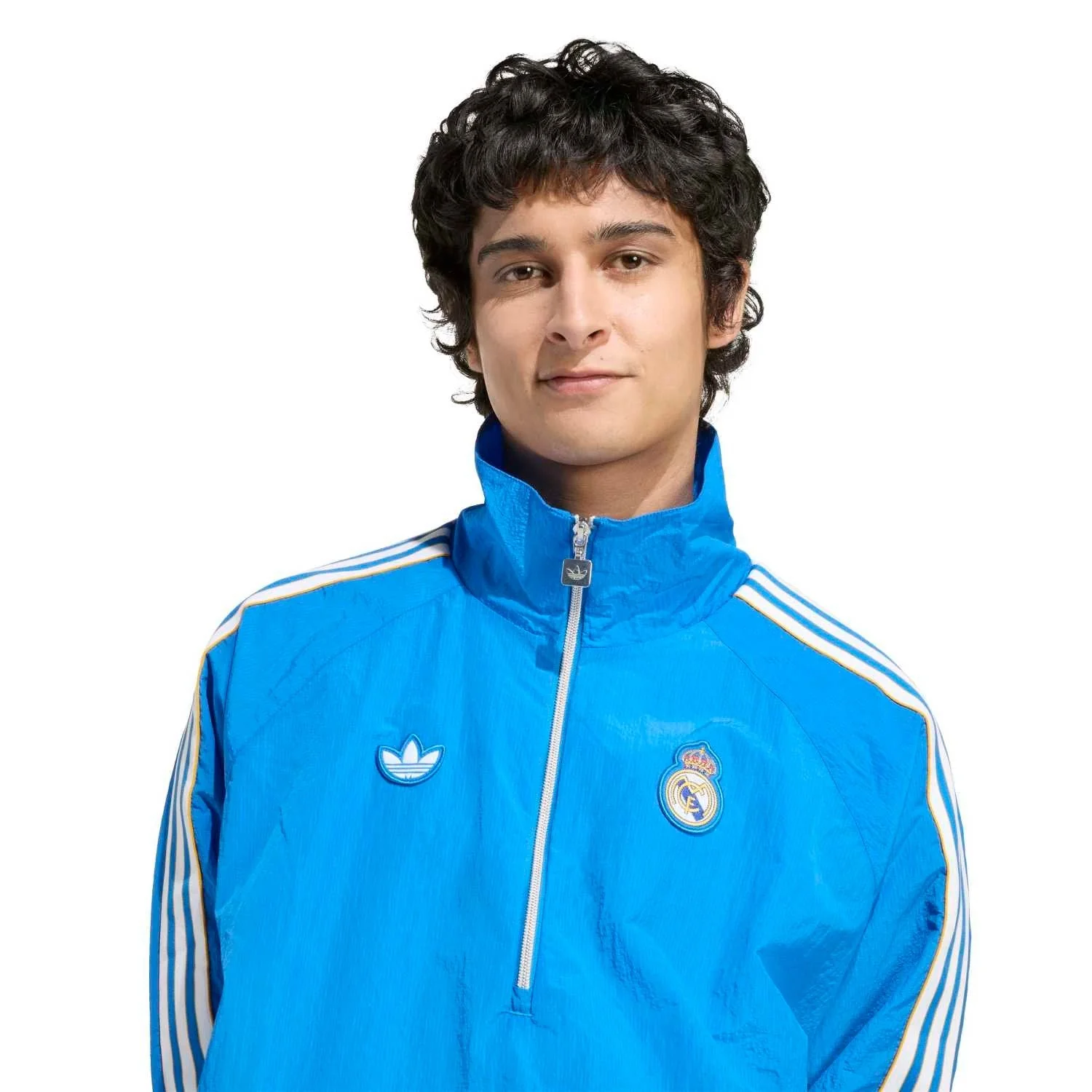 Chaqueta Media Cremallera Hombre adidas Originals Terrace Icons Azul 25/26 - Image 3
