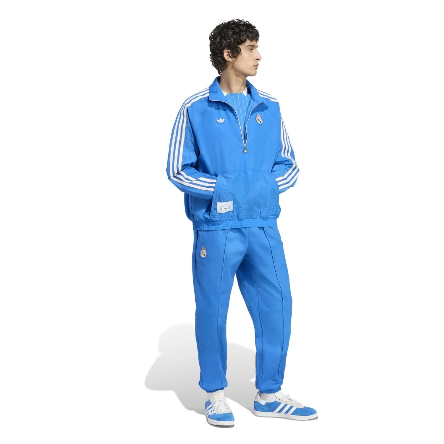 Chaqueta Media Cremallera Hombre adidas Originals Terrace Icons Azul 25/26 - Image 4