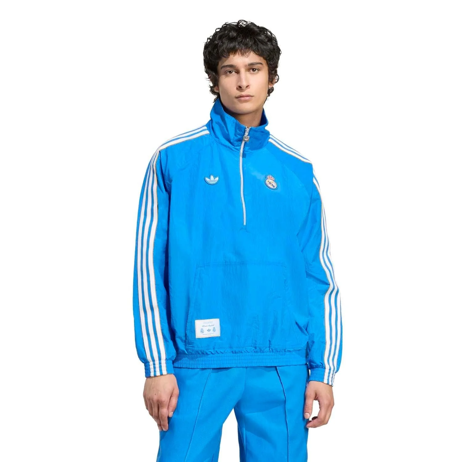 Chaqueta Media Cremallera Hombre adidas Originals Terrace Icons Azul 25/26 - Image 6