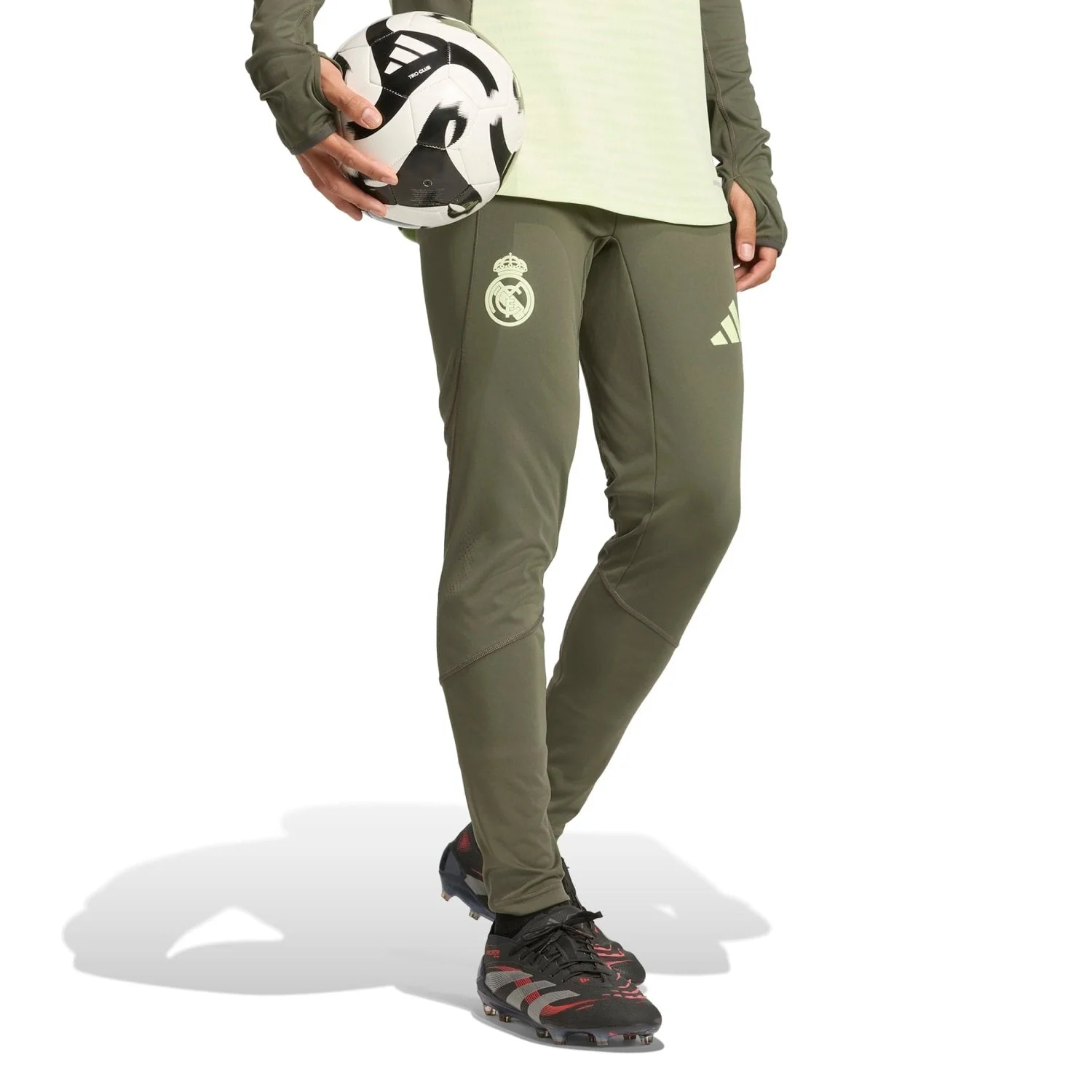 Pantalón Pro Hombre adidas Entrenamiento 25/26 Caqui Oscuro - Image 3