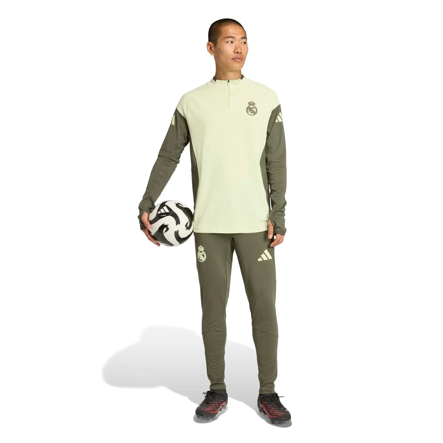 Pantalón Pro Hombre adidas Entrenamiento 25/26 Caqui Oscuro - Image 4