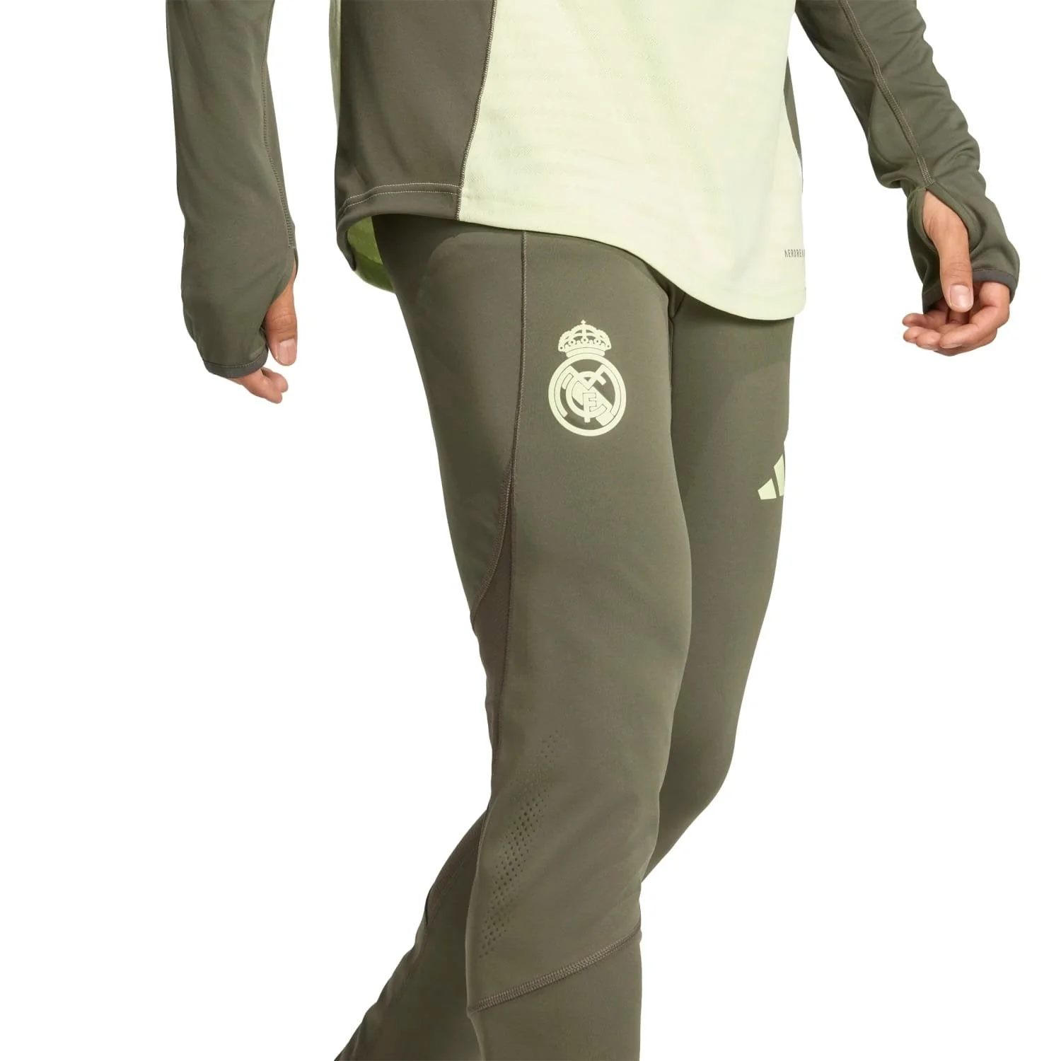 Pantalón Pro Hombre adidas Entrenamiento 25/26 Caqui Oscuro - Image 6