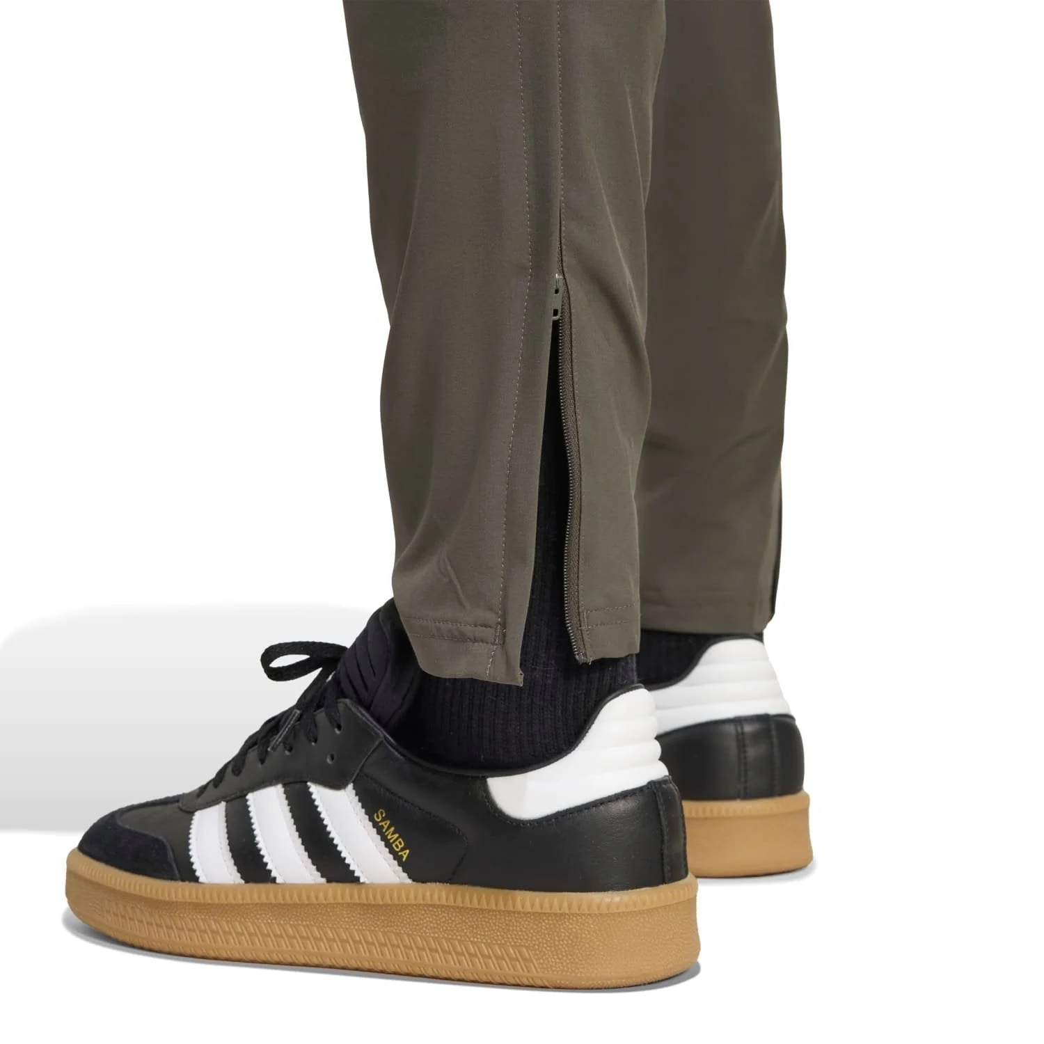 Pantalón Hombre adidas Tiro Vis Tech Competition Gris/Verde Lima - Image 3