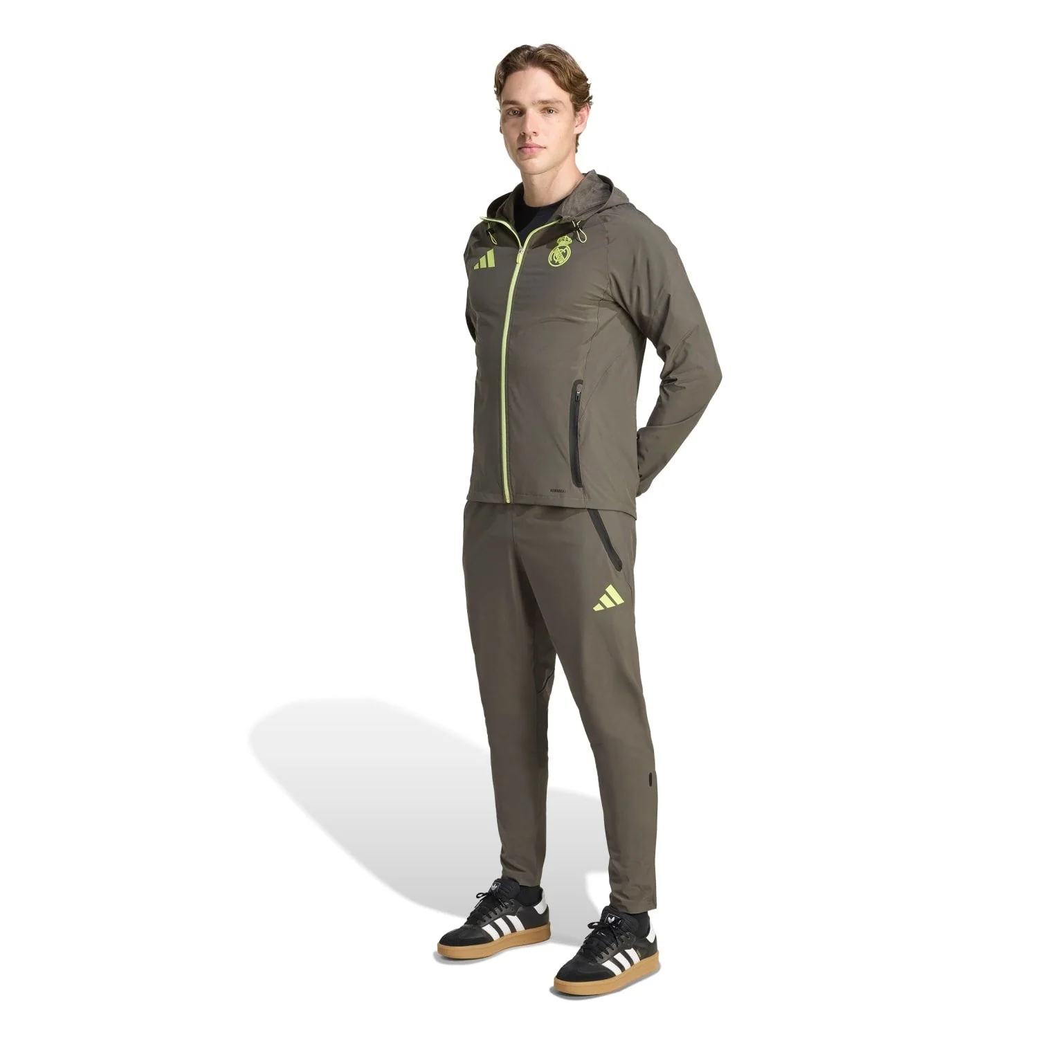 Pantalón Hombre adidas Tiro Vis Tech Competition Gris/Verde Lima - Image 4