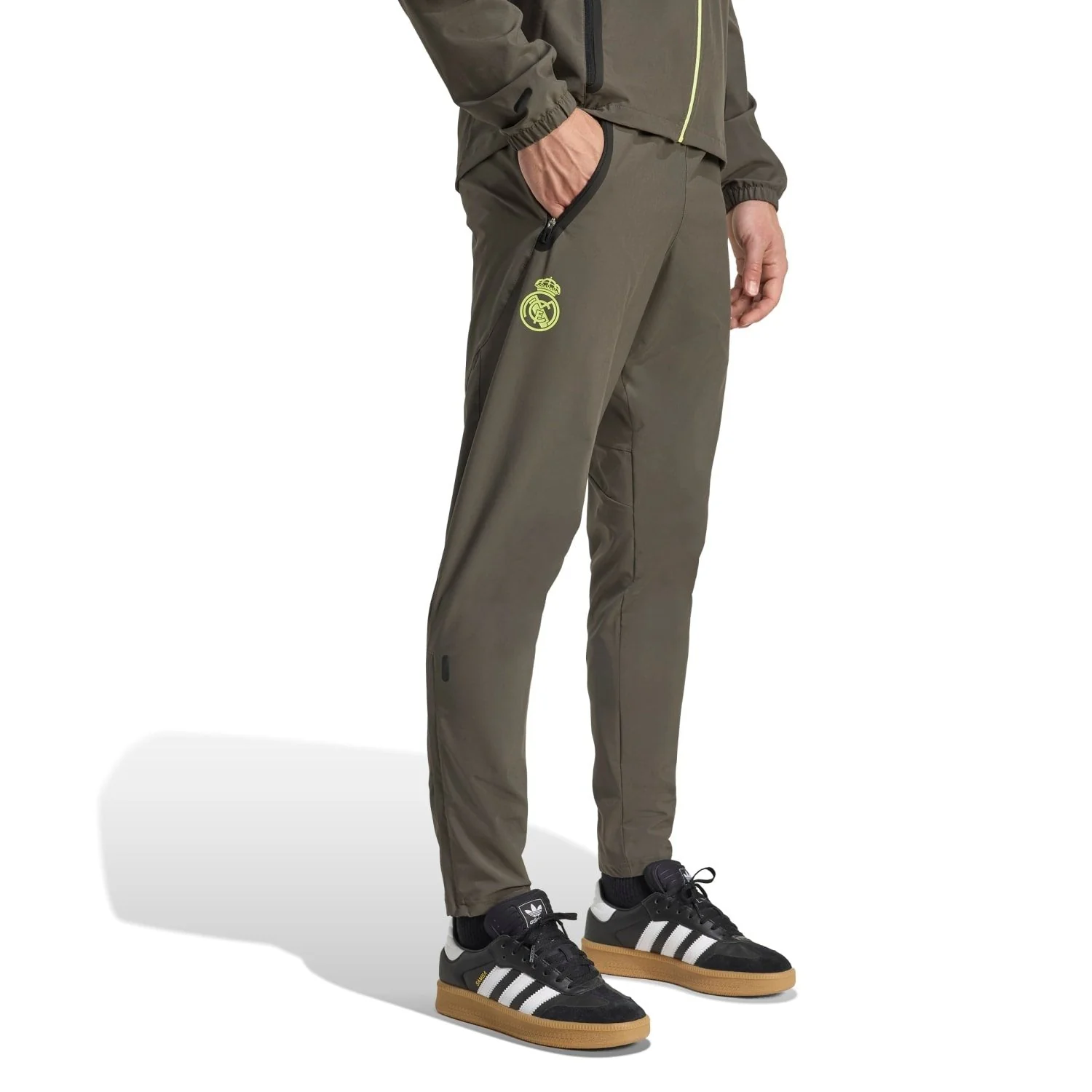 Pantalón Hombre adidas Tiro Vis Tech Competition Gris/Verde Lima - Image 5