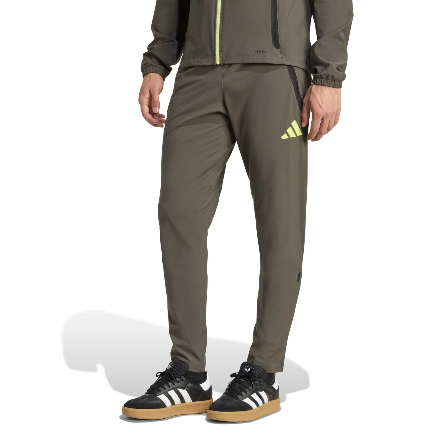 Pantalón Hombre adidas Tiro Vis Tech Competition Gris/Verde Lima - Image 7