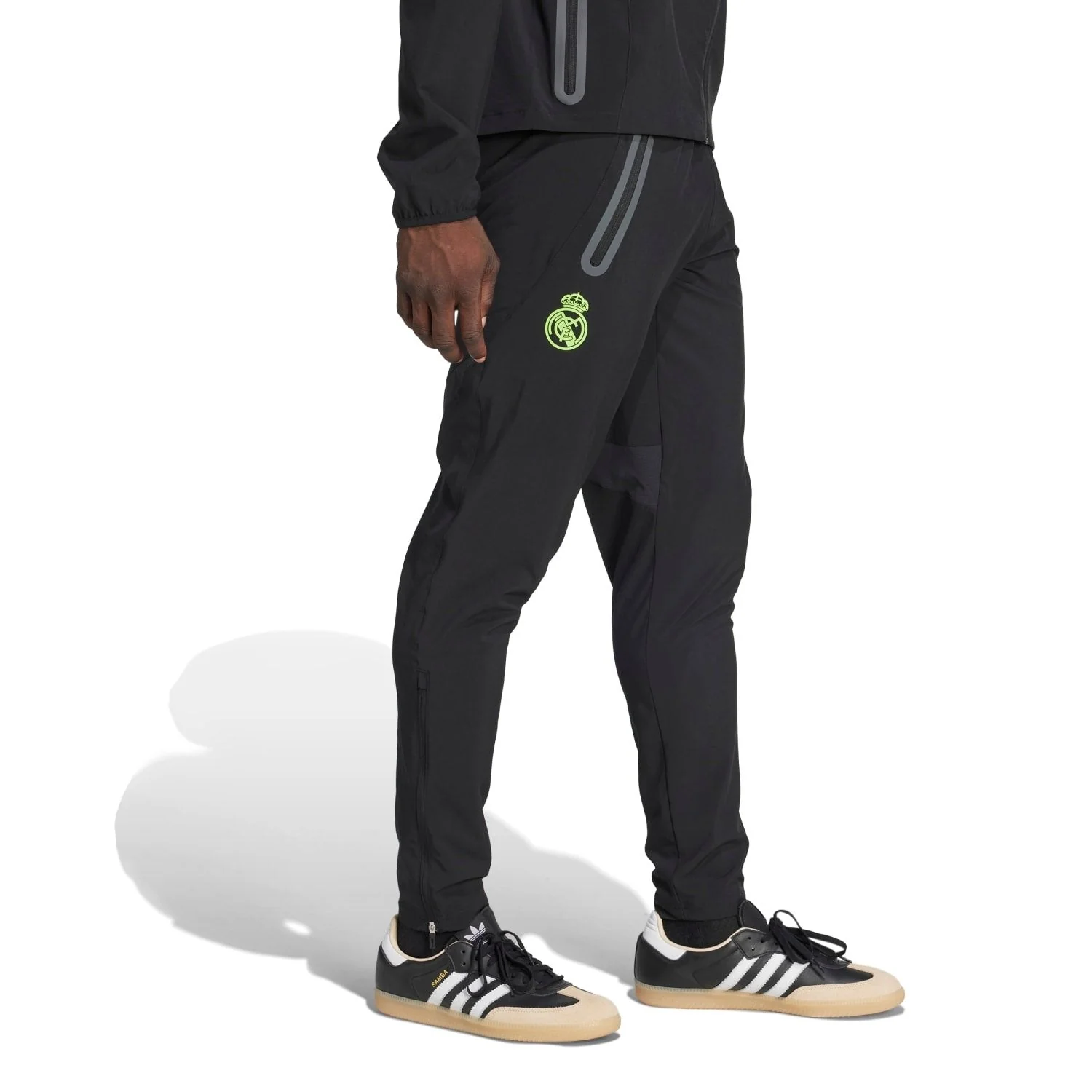 Pantalón Hombre adidas Tiro Vis Tech Pro Negro/Verde Lima - Image 6