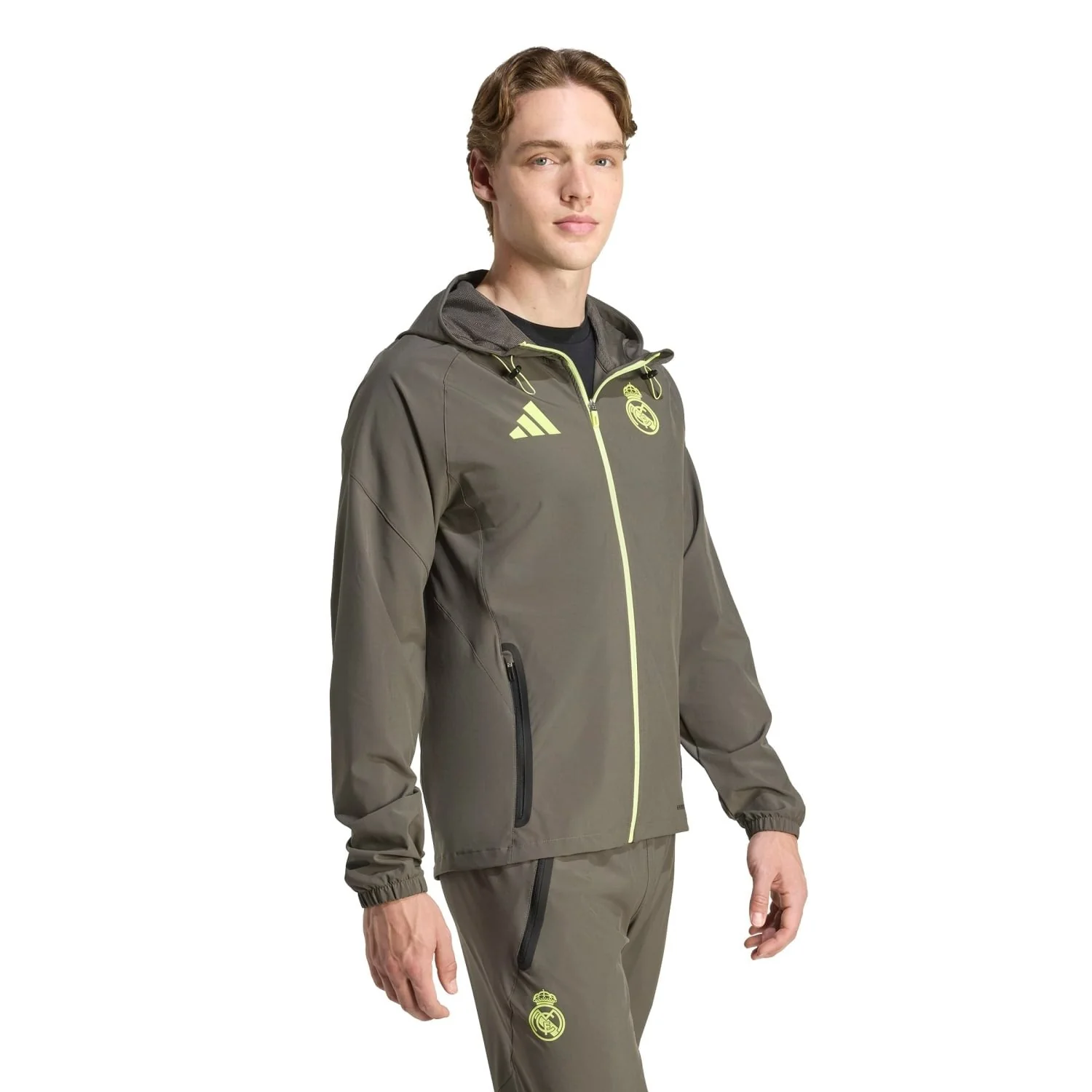 Chaqueta Hombre adidas Tiro Vis Tech Competition Gris/Verde Lima - Image 7