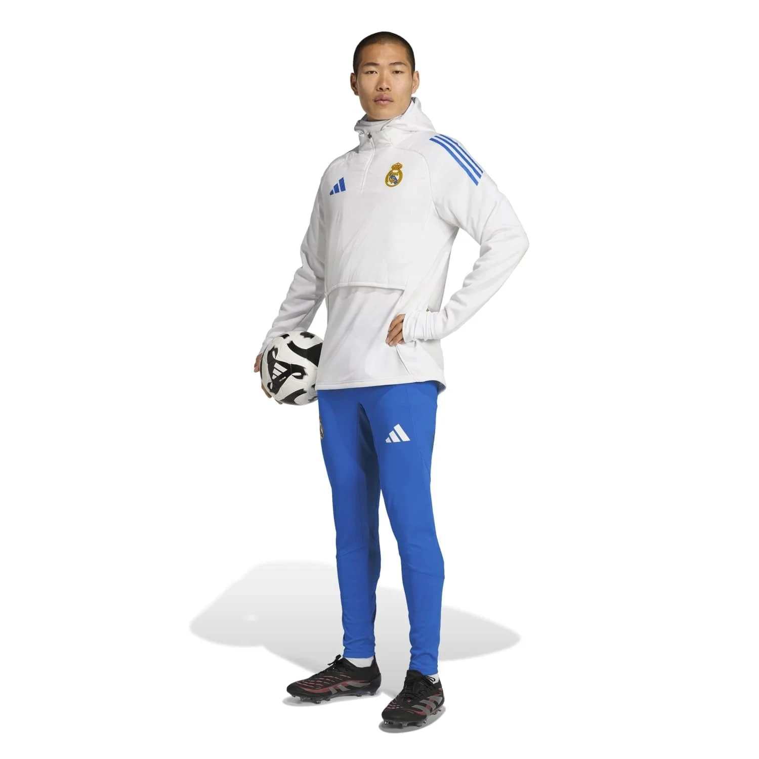 Sudadera Invierno Hombre adidas Entrenamiento UCL Blanca 25/26 - Image 3