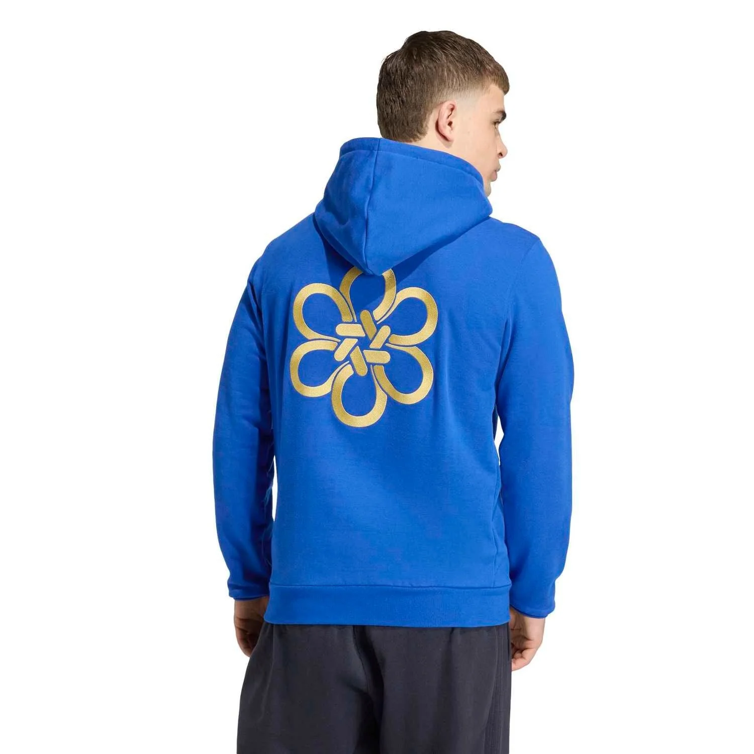Sudadera Capucha Hombre adidas Chinese Knot Pack 25/26 Azul - Image 3