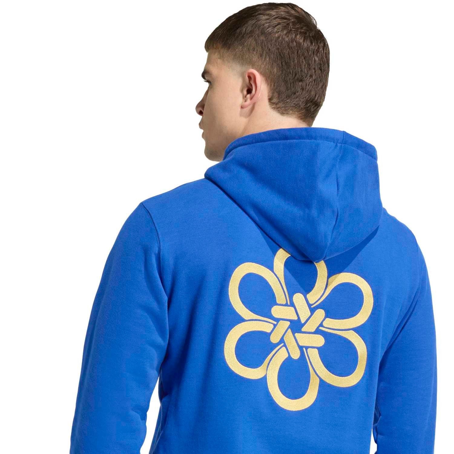 Sudadera Capucha Hombre adidas Chinese Knot Pack 25/26 Azul - Image 5