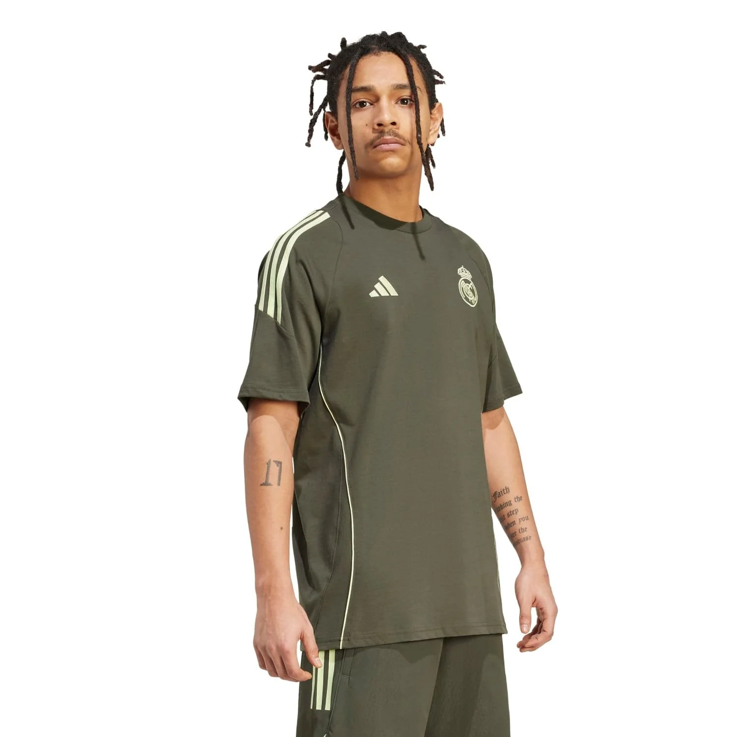 Camiseta Hombre adidas Entrenamiento 25/26 Caqui Oscuro - Image 4