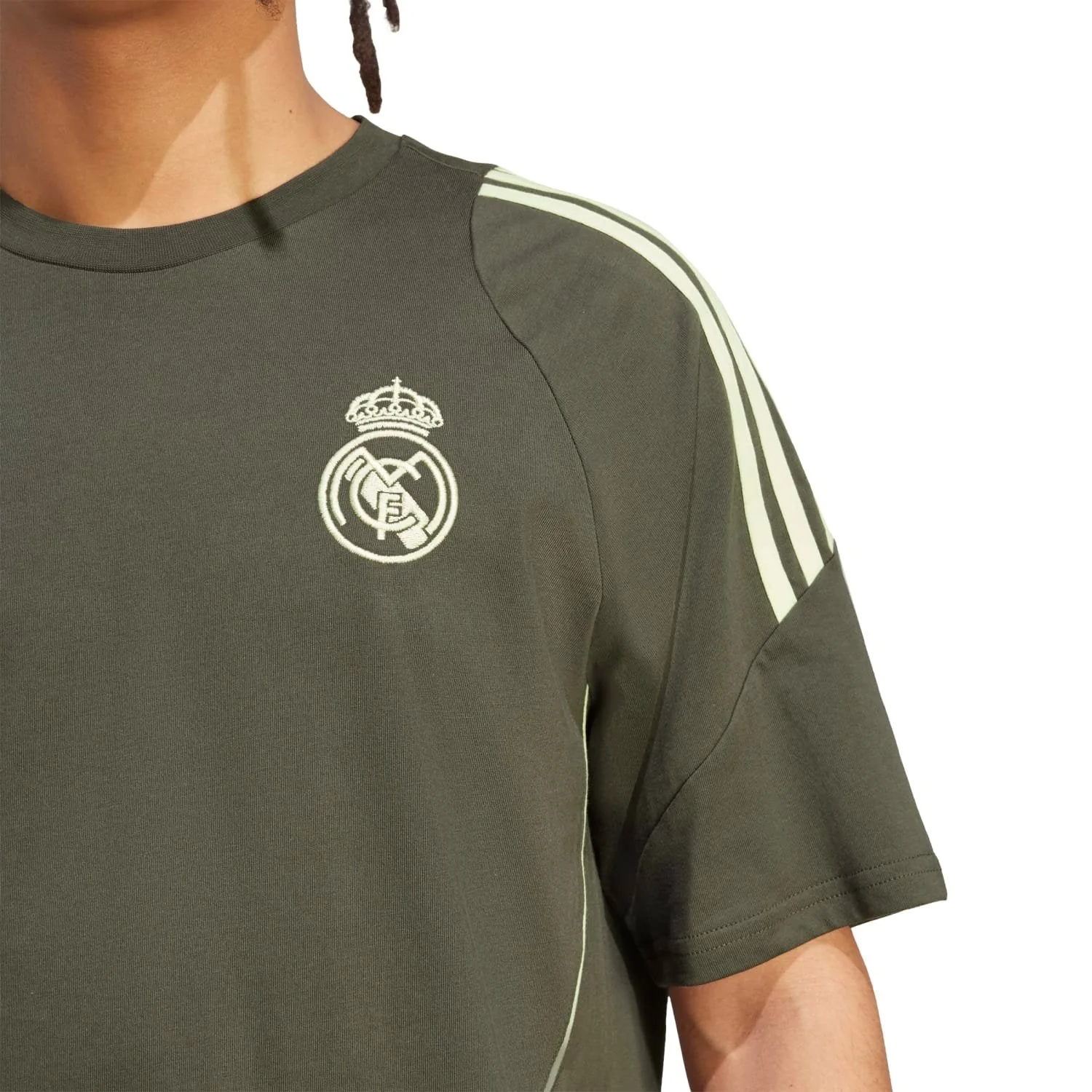 Camiseta Hombre adidas Entrenamiento 25/26 Caqui Oscuro - Image 5