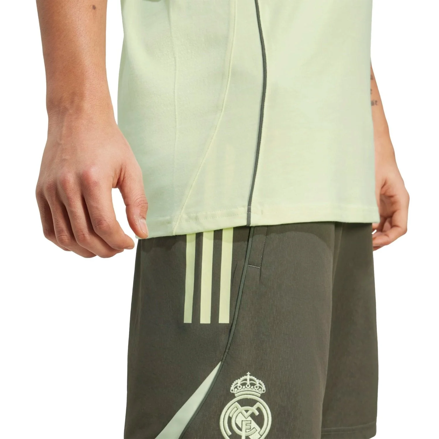 Camiseta Hombre adidas Entrenamiento 25/26 Verde Lima - Image 3