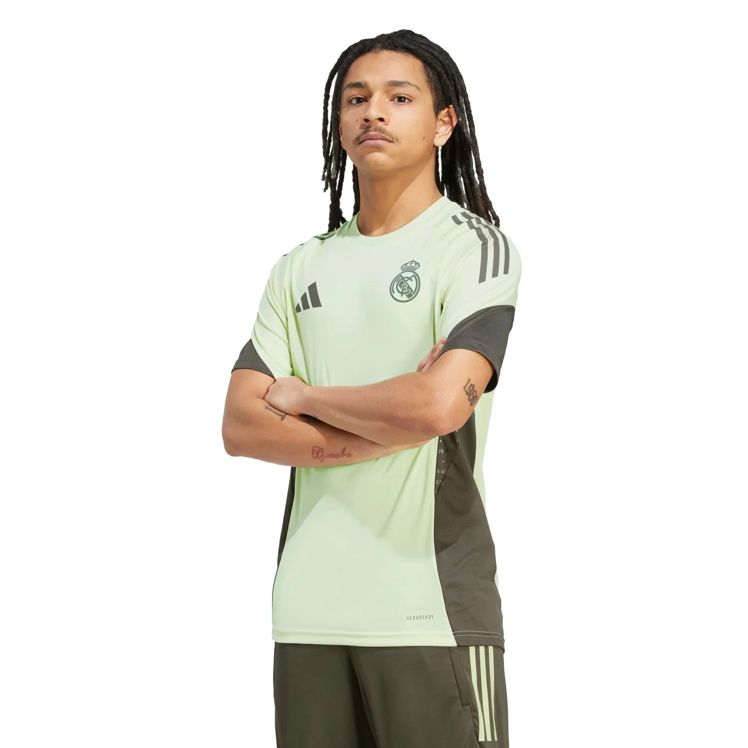 Camiseta Técnica Hombre adidas Entrenamiento 25/26 Verde Lima - Image 4