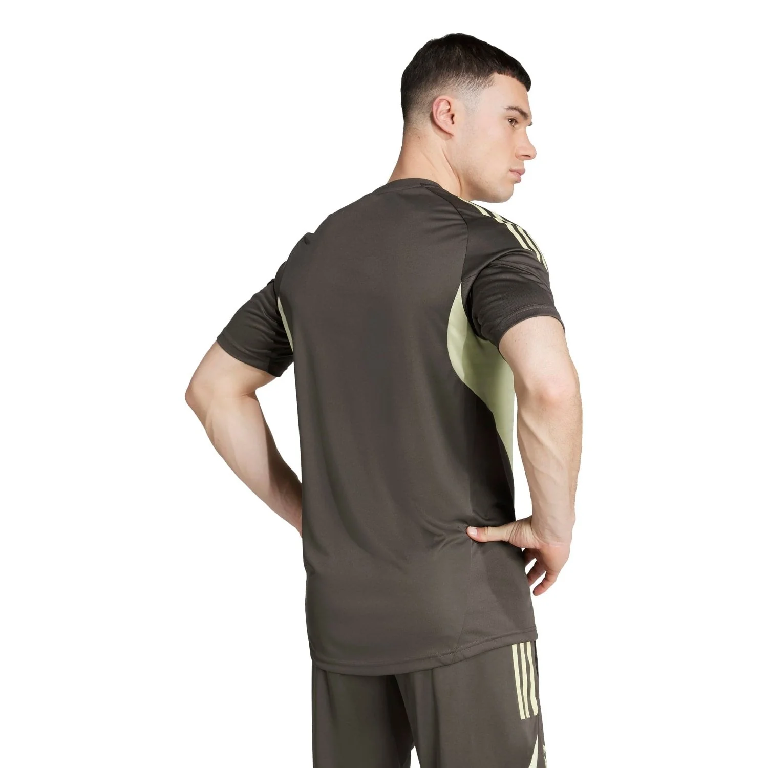 Camiseta Técnica Hombre adidas Entrenamiento 25/26 Caqui Oscuro - Image 4