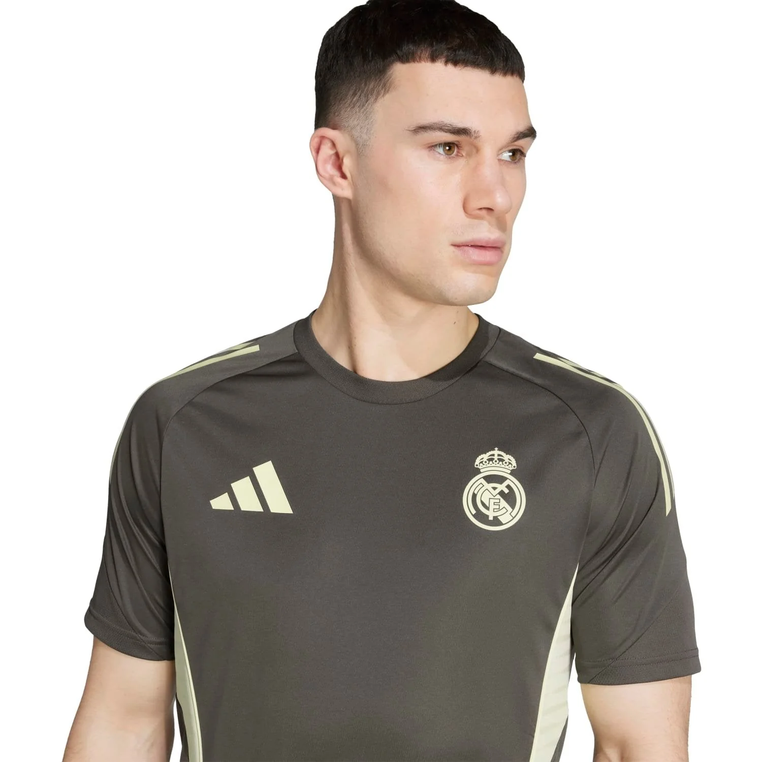 Camiseta Técnica Hombre adidas Entrenamiento 25/26 Caqui Oscuro - Image 7