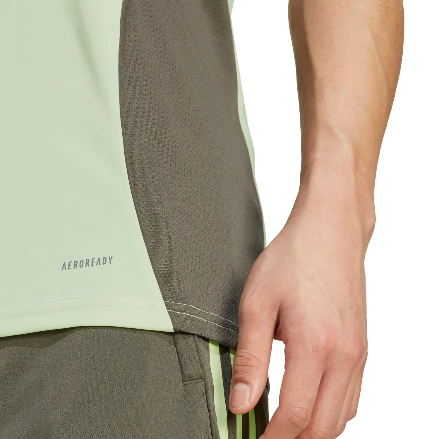 Camiseta sin Mangas Hombre adidas Entrenamiento 25/26 Verde Lima - Image 5