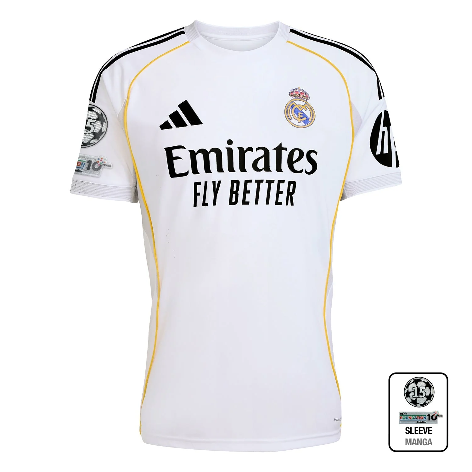 Camiseta Hombre Primera Equipación Blanca 25/26 - Image 8