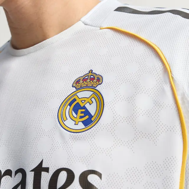 Camiseta Authentic Hombre Manga Larga Primera Equipación Blanca 25/26 - Image 3
