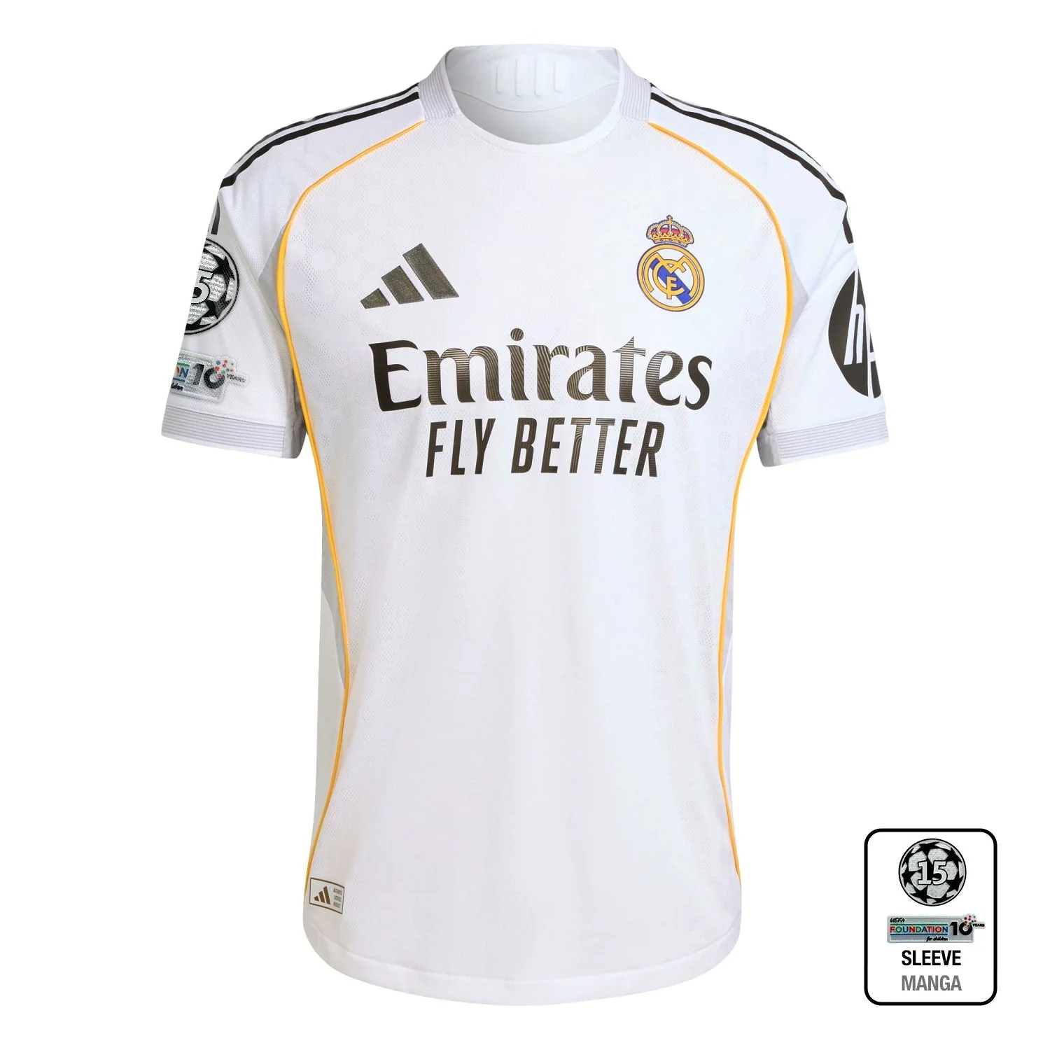 Camiseta Authentic Hombre Primera Equipación Blanca 25/26 - Image 9