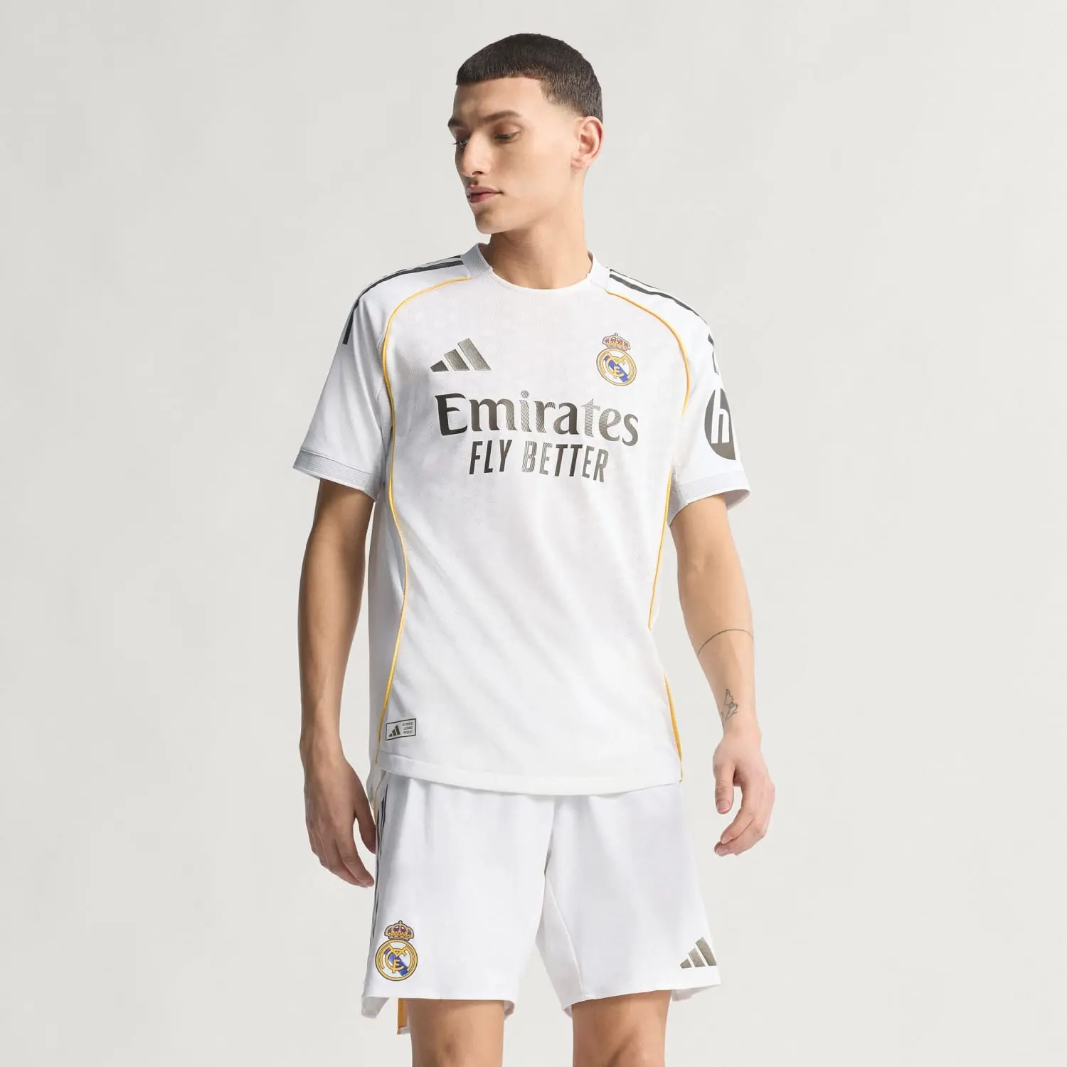 Camiseta Authentic Hombre Primera Equipación Blanca 25/26 - Image 6