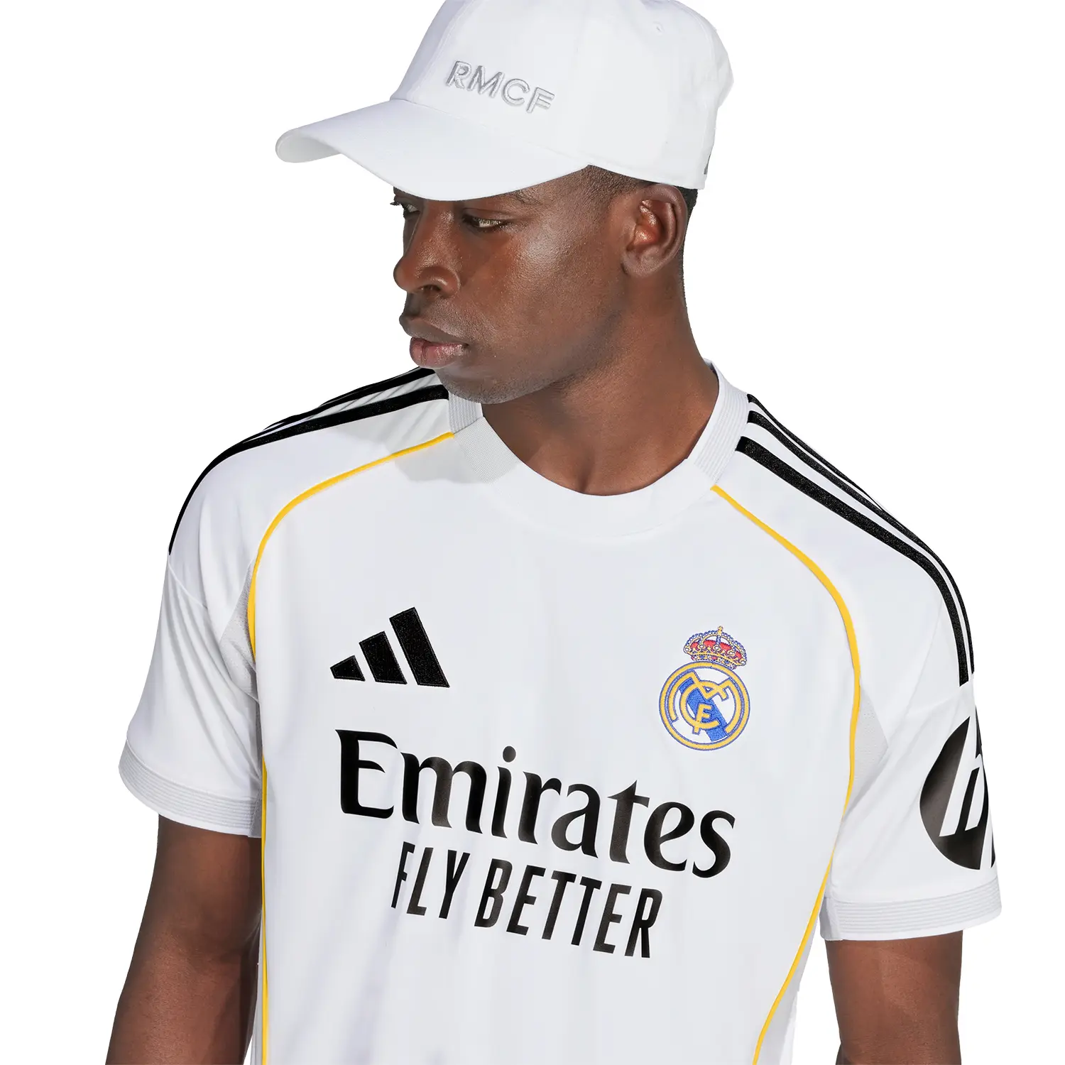 Camiseta Hombre Primera Equipación Blanca 25/26 - Image 5