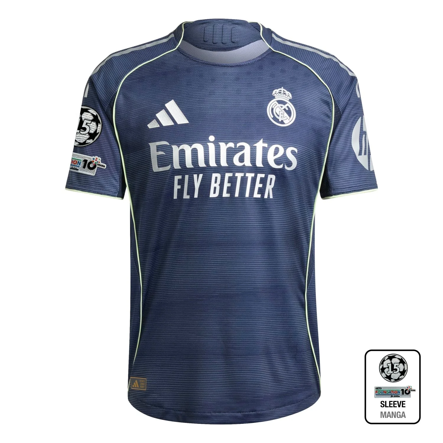 Camiseta Authentic Hombre Segunda Equipación 25/26 Azul Marino - Image 9