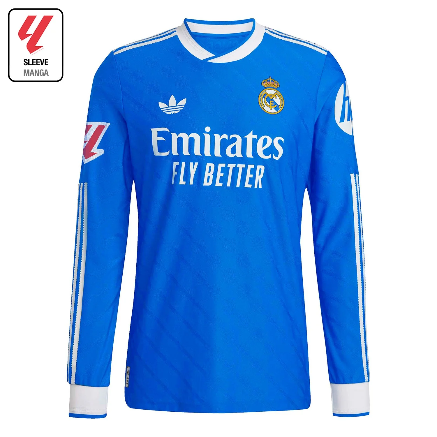 Camiseta Manga Larga Hombre Tercera Equipación Azul 25/26 - Image 8