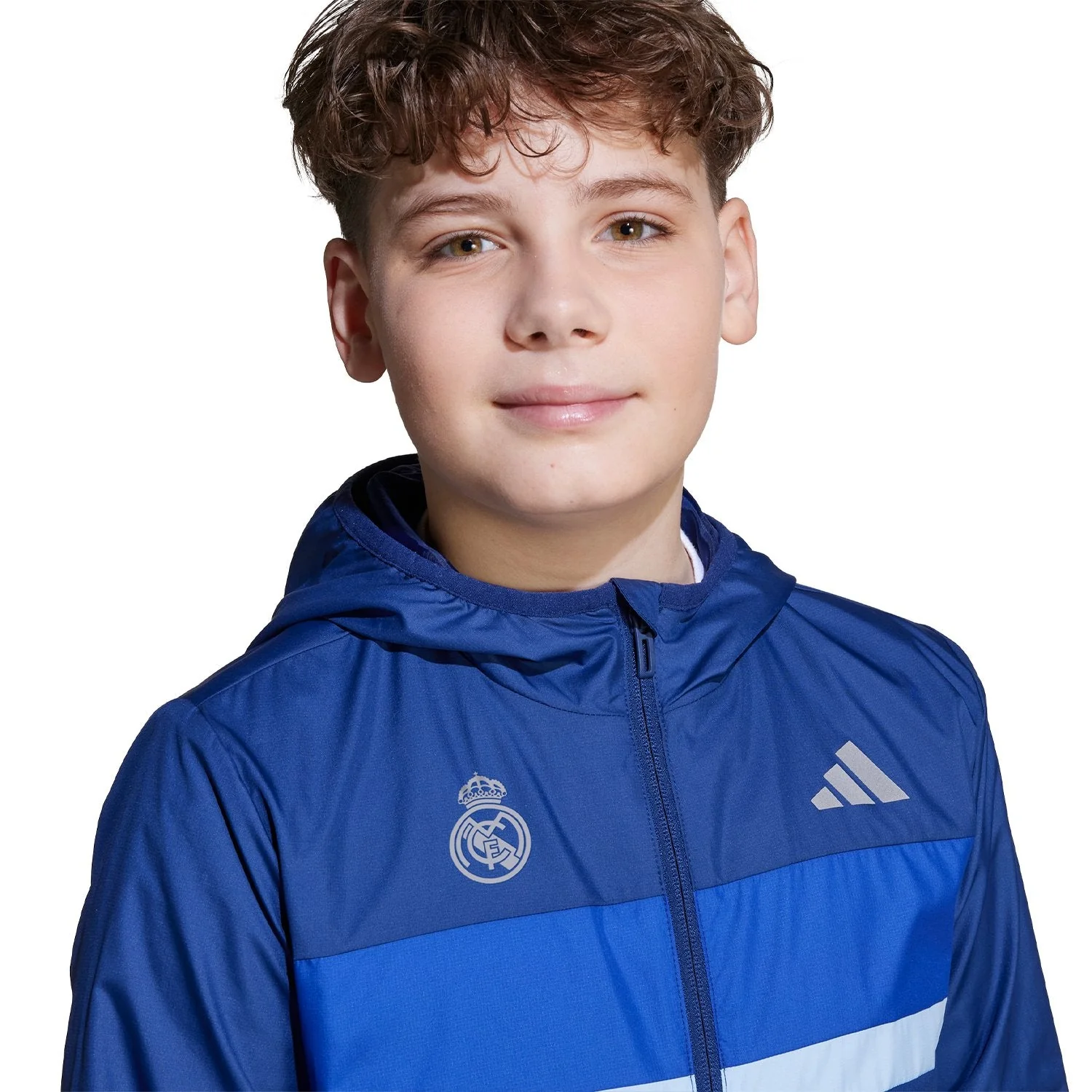 Cortavientos adidas Tiberio juvenil azul marino - Image 4