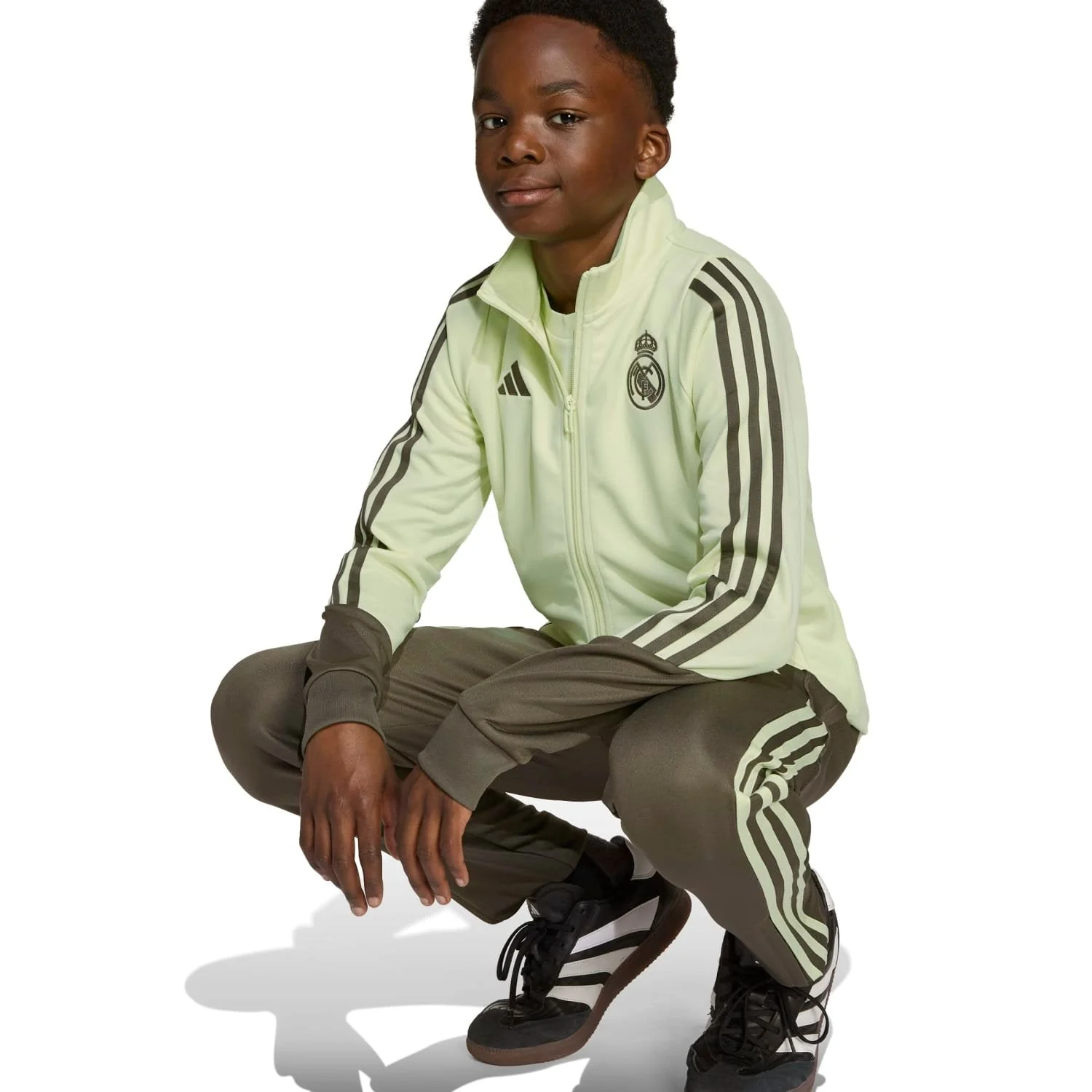 Chándal Niños adidas Entrenamiento 25/26 Verde Lima/Caqui Oscuro - Image 5