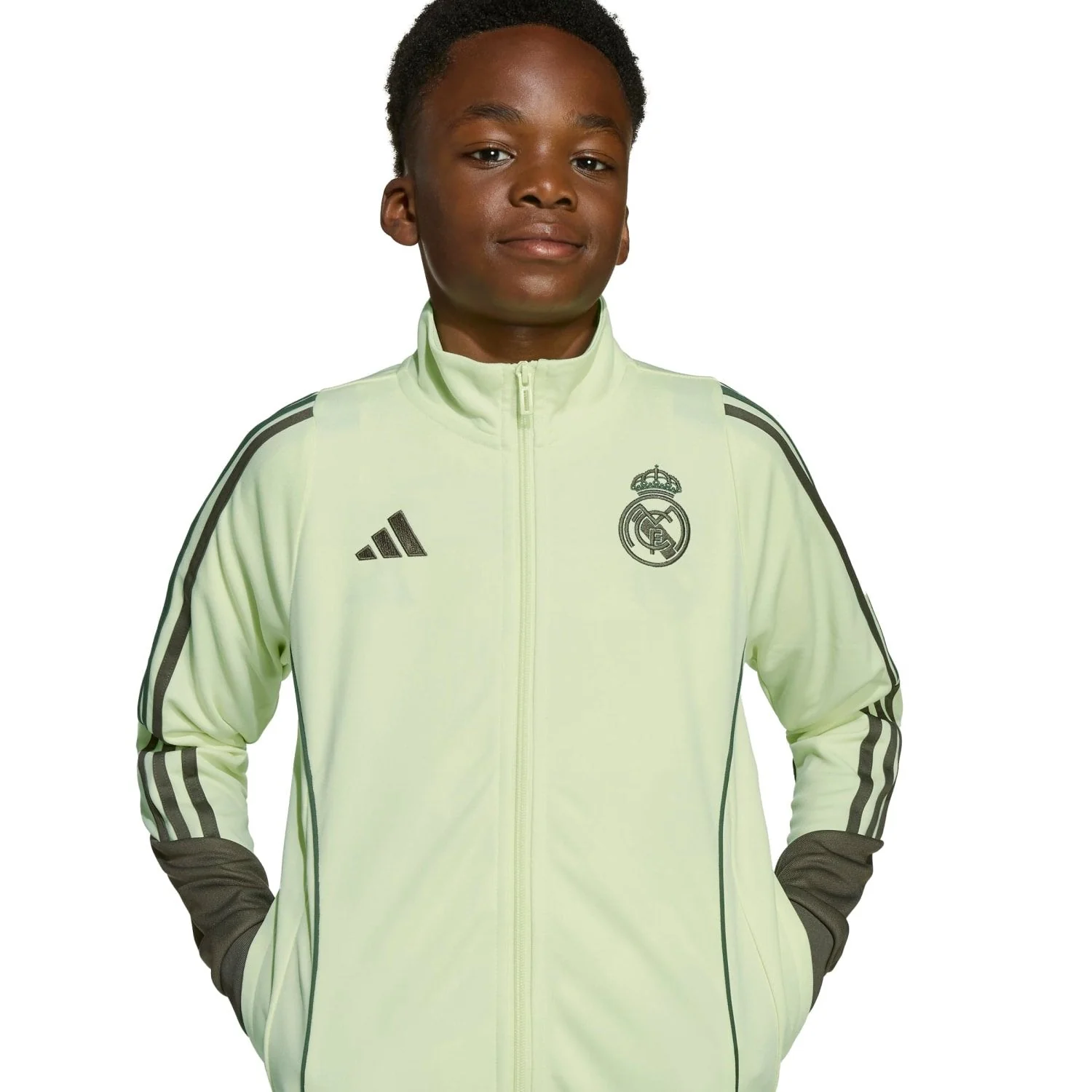Chándal Niños adidas Entrenamiento 25/26 Verde Lima/Caqui Oscuro - Image 7