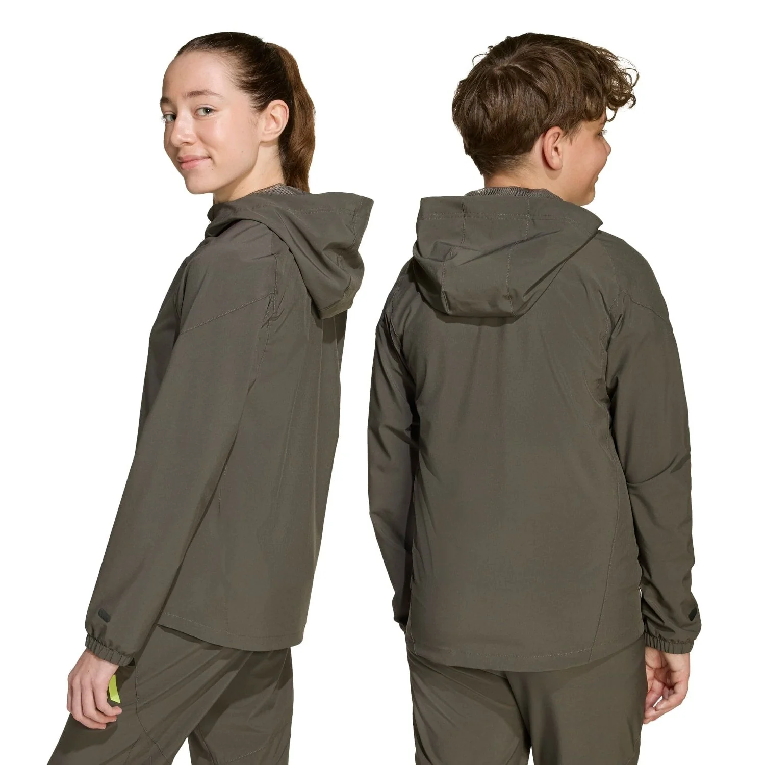 Chaqueta Niños adidas Tiro Vis Tech Competition Gris/Verde Lima - Image 3