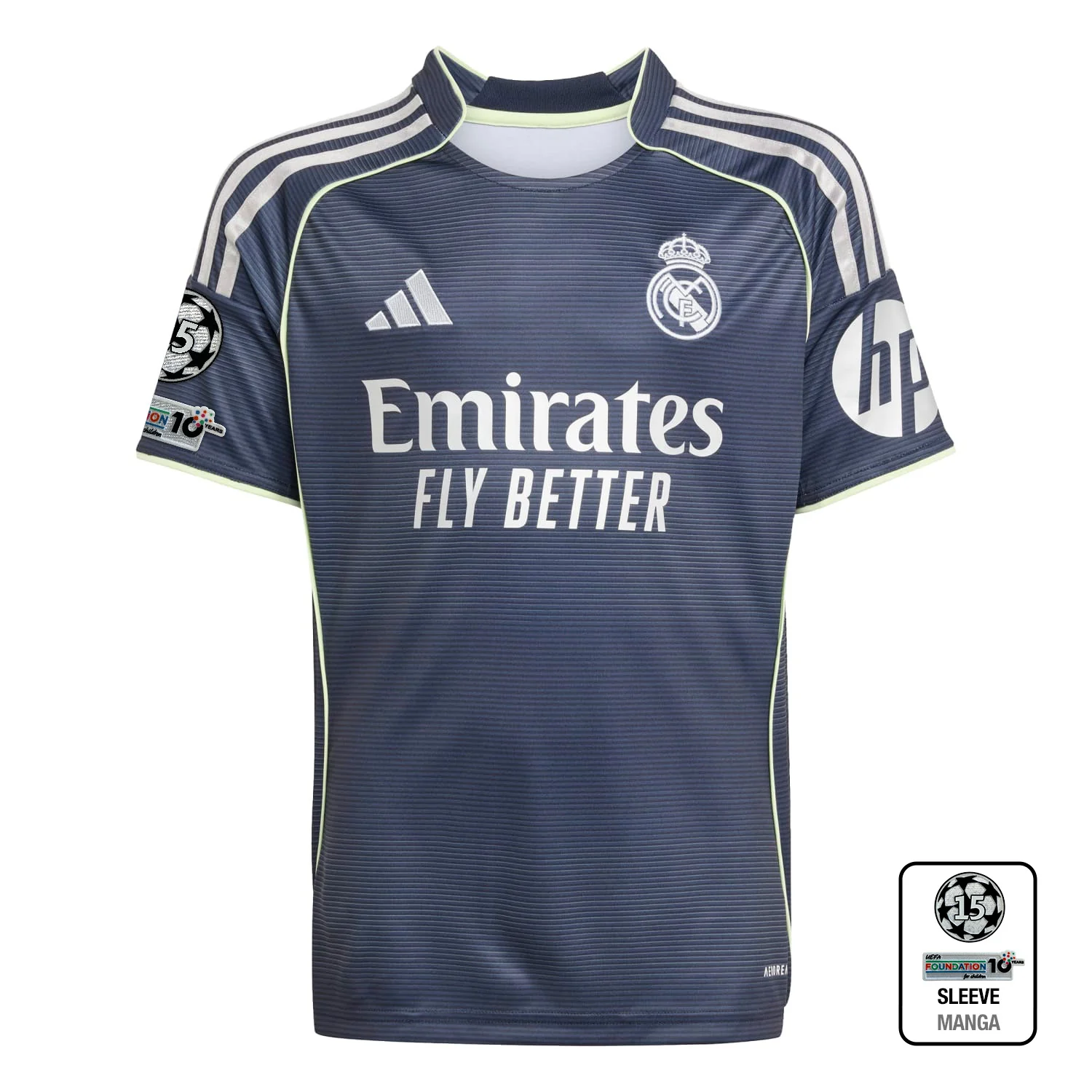 Camiseta Niño Segunda Equipación 25/26 Azul Marino - Image 9
