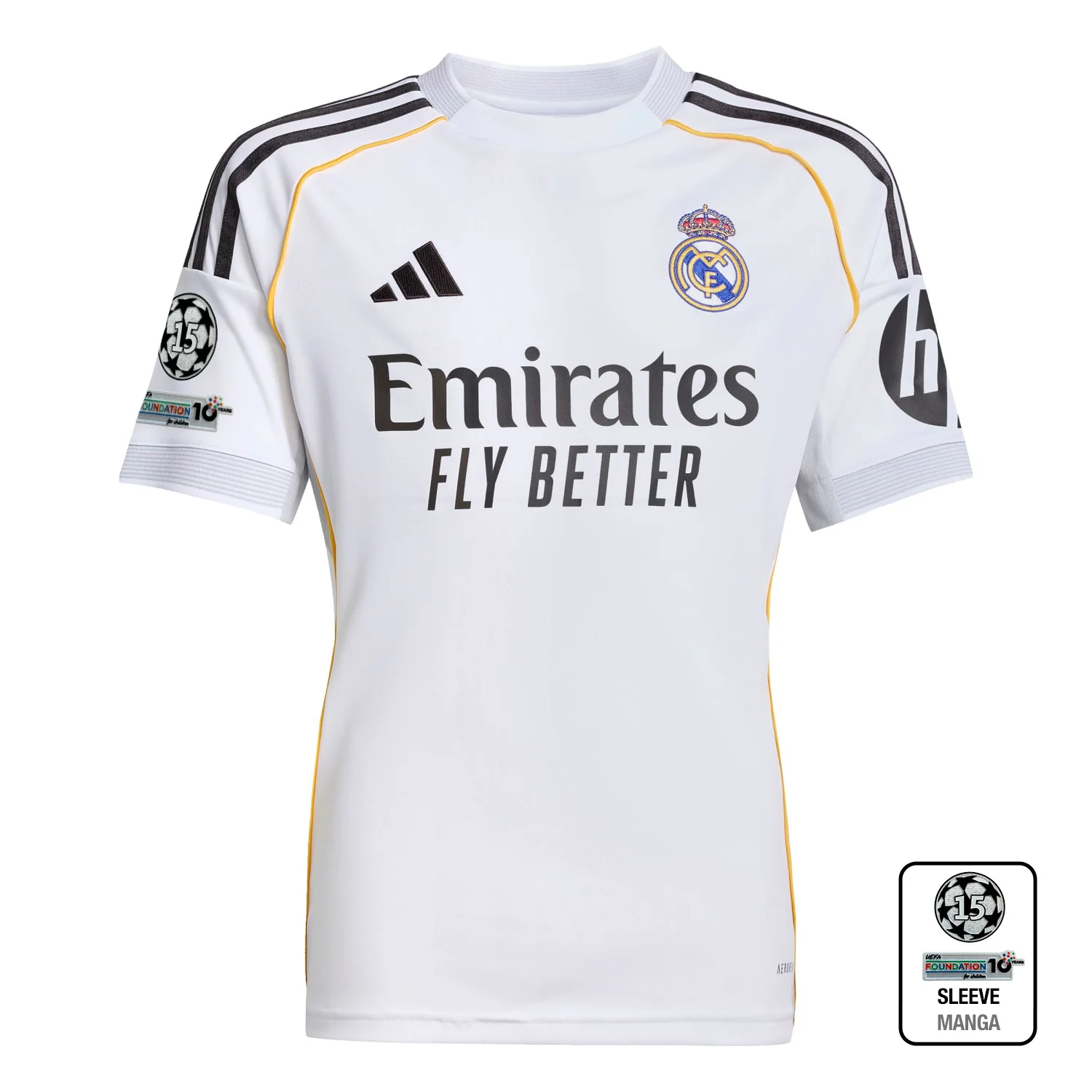 Camiseta Niño Primera Equipación 25/26 Blanca - Image 8